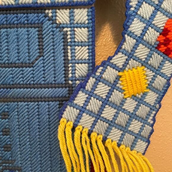 Vintage Fall Harvest Scarecrow Jointed Yarn Hobbyist Piece 3 Feet Long AMAZING!! - Picture 15 of 15